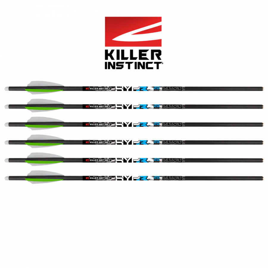 (Bild für) Killer Instinct HYPR LITE 20" Carbon Armbrustbolzen (6er Pack)