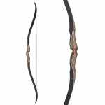 (image for) Oak Ridge Dymond "Grey" One Piece Hunting Recurve Bow 62"