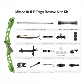 (Bild für) Sanlida Mircale 10 Premium Recurve Target Package RH 68" 32lbs *EINZELSTÜCK*