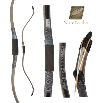 (image for) White Feather Forever Carbon Korean Traditional Bow
