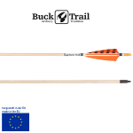 (image for) Buck Trail Wooden Arrow Spruce "Deluxe"