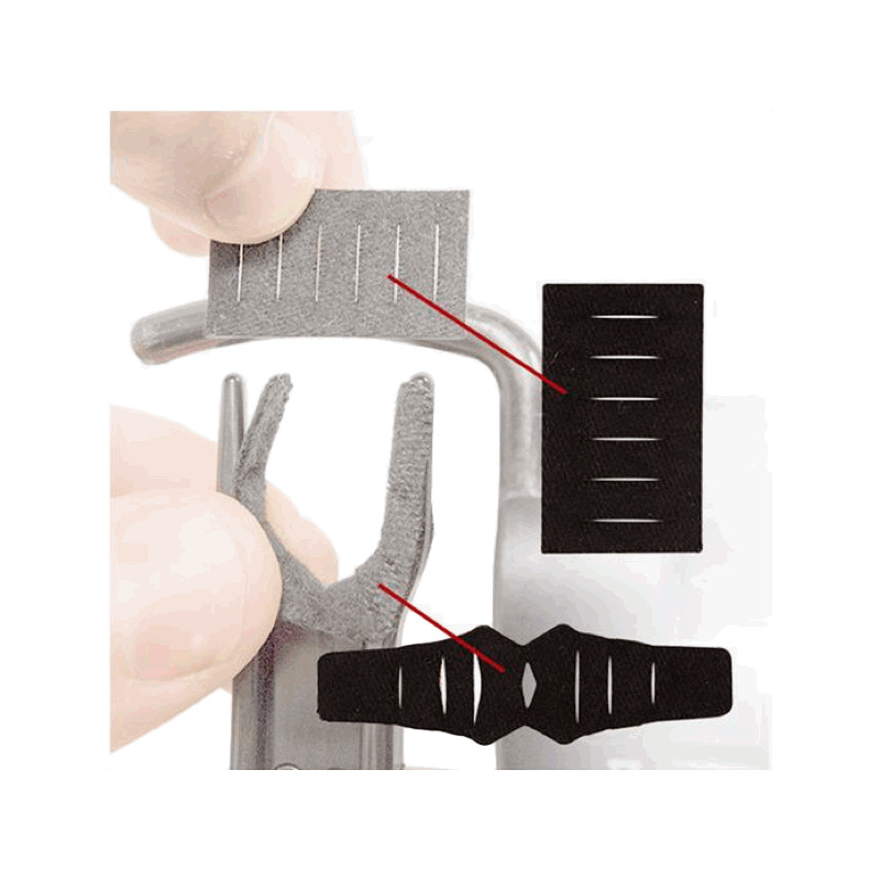 (Bild für) QAD Laser Cut Felt Kit für Pfeilauflagen schwarz (3er Pack)