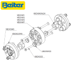 (Bild für) Beiter V-Box Dämpfer Kit (mit 4 Membranen)