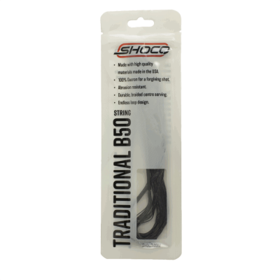 (image for) Shocq B50 Dacron Bowstring Traditional (black)