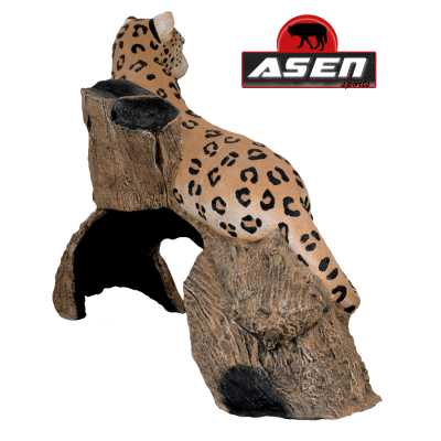 (Bild für) Wildcrete 3D Leopard am Baumstamm