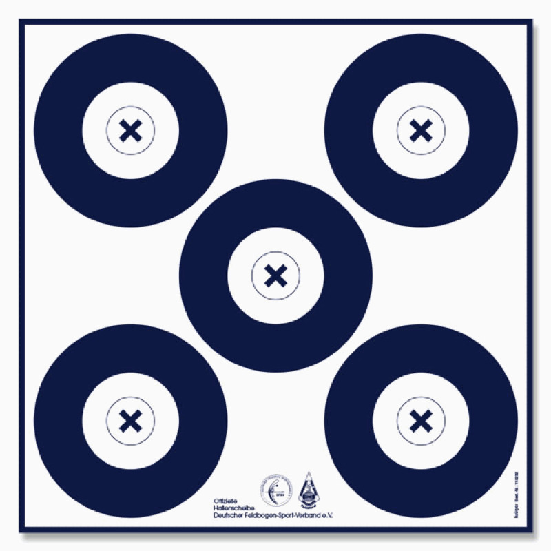(image for) Krüger IFAA Indoor Face 40cm 5-Spot *reinforced*