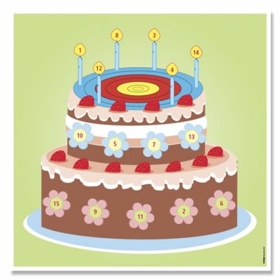 (Bild für) Krüger Bogen-Glücksscheibe Geburtstag