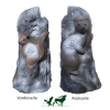 (Bild für) Leitold 3D-Ziel Stein mit Eichhörnchen und Marder