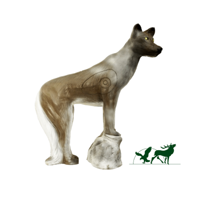 (image for) Leitold 3D-Target Wolf on stone