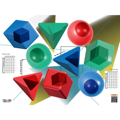 (Bild für) Pedago Game Faces – Set mit 6 Spaß-Zielscheiben