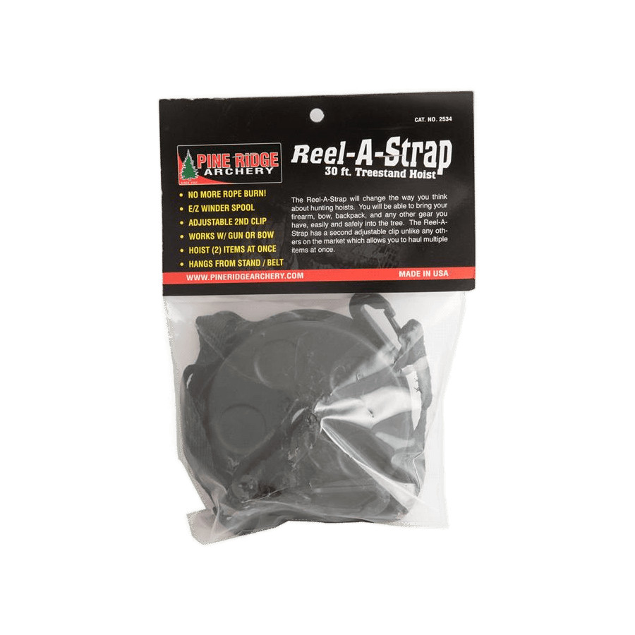 Pine Ridge Archery Reel-A-Strap – 30 ft Equipment Hoist (Bild für) Pine Ridge Archery Reel-A-Strap – 30 ft Equipment Hoist