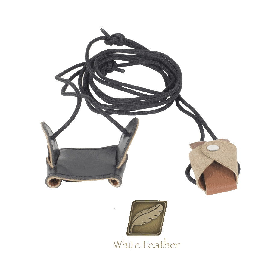 (image for) White Feather Bow Stringer Volcanic Top/Limb