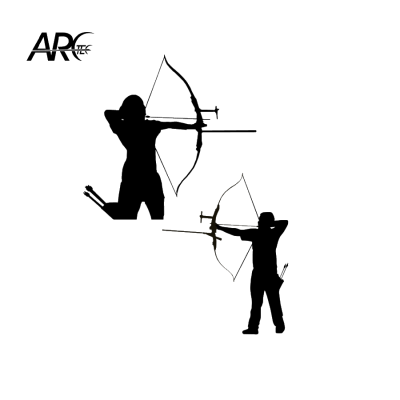 (image for) ArcTec Sticker Recurve Archer (male or female)