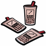 (Bild für) EK Archery PVC Klett Patch (Adder, Revo, EK Logo, Bubble Tea)