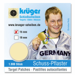 (Bild für) Krüger Schusspflaster (15mm Durchmesser)