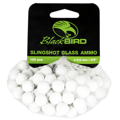 (image for) Blackbird Slingshot Glass Ammo 3/8" (100/pk)