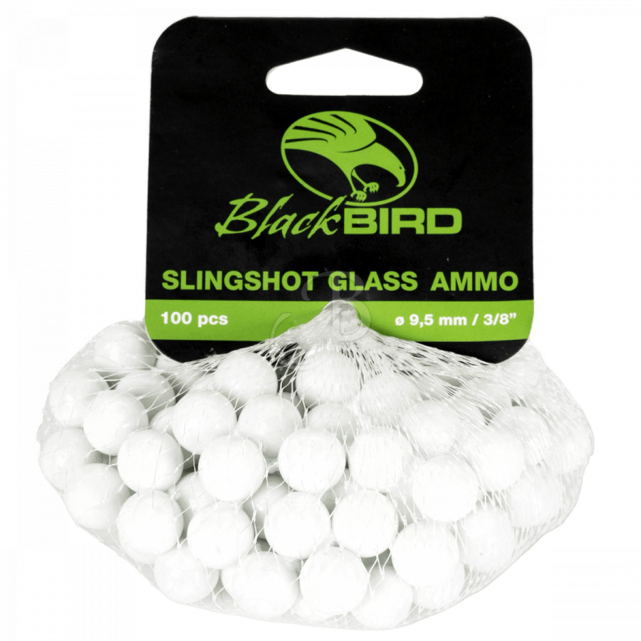 (image for) Blackbird Slingshot Glass Ammo 3/8" (100/pk)