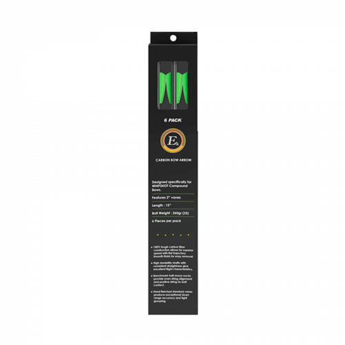EK Archery Cabonpfeile für Whipshot (6er Pack)
