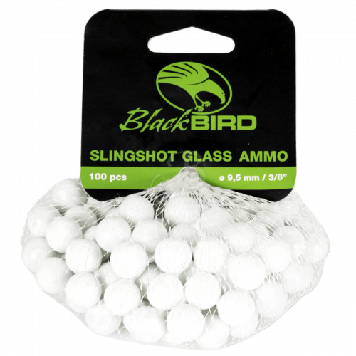 Blackbird Slingshot Glass Ammo 3/8" (100/pk)
