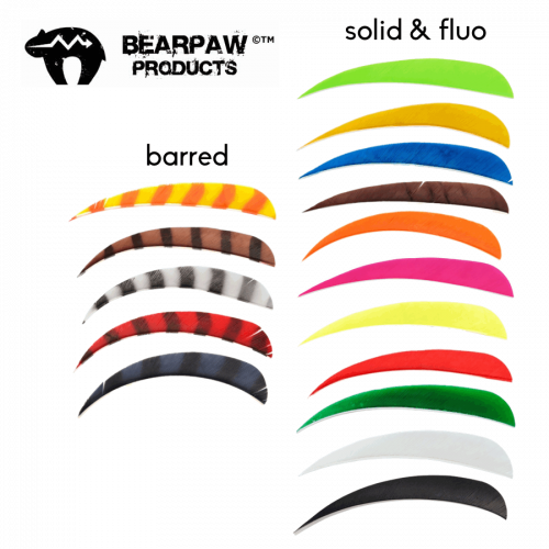 Bearpaw Feathers 4" RW (Round)