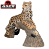 Wildcrete 3D Leopard am Baumstamm