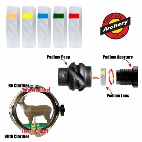 Specialty Archery Podium Clarifier Linse