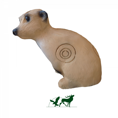 Leitold 3D-Ziel Erdmännchen sitzend