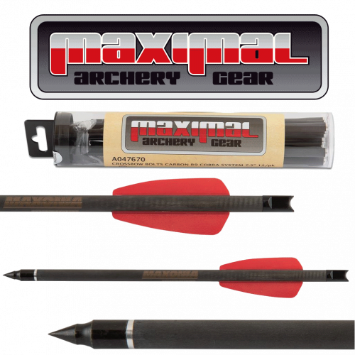 Maximal Carbon Bolzen 7,5" für Cobra System R9/RX (12er Pack)