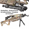 Maximal Armbrust Zweibein (Bi-Pod)